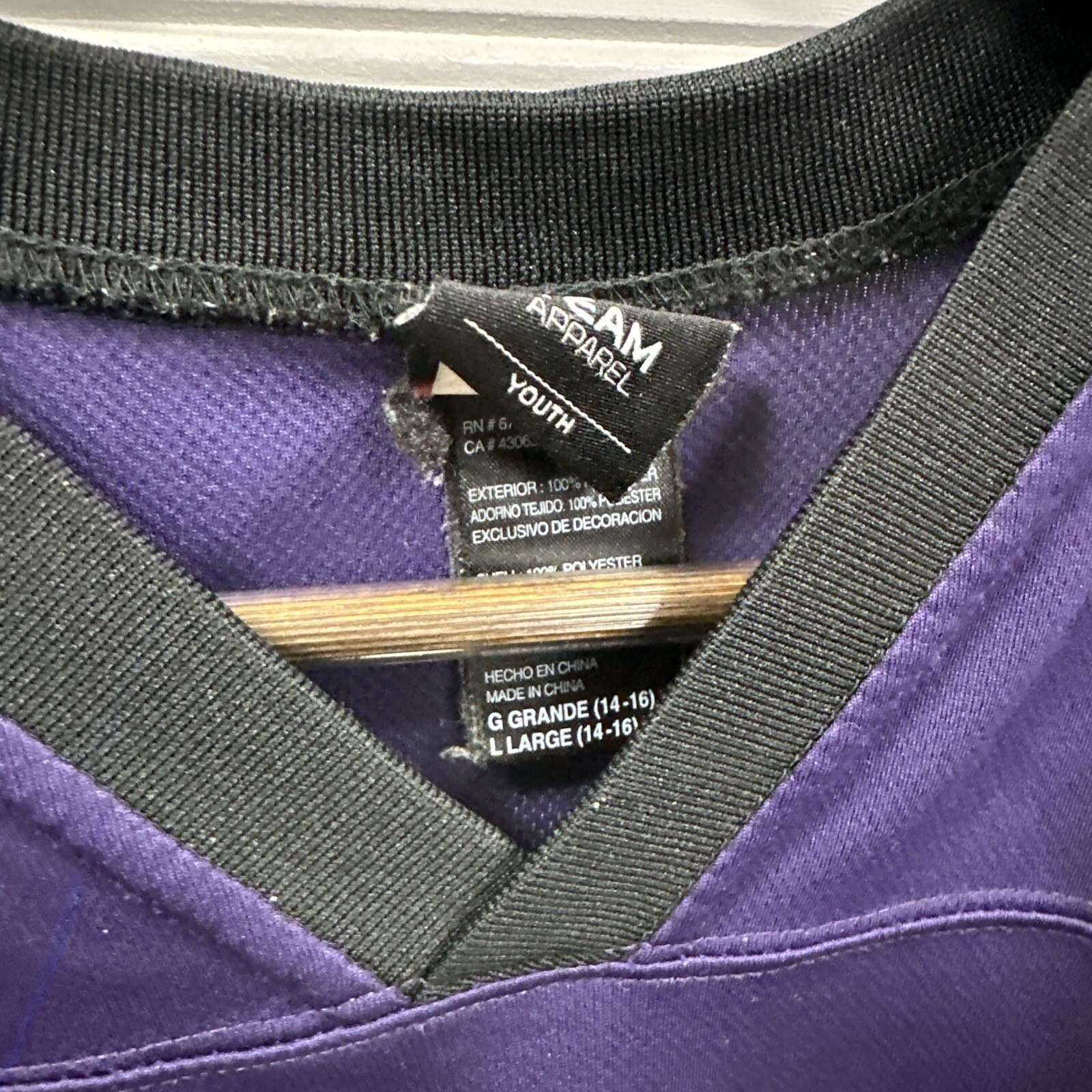 NFL Team Apparel YOUTH Jersey Sz  L 14 16 Ray RICE Baltimore Ravens #27 thumbnail 5