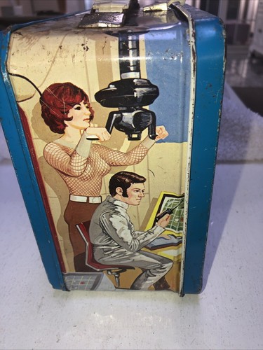 1973 King-Seeley Rare TV Show UFO Metal Lunchbox W/O Thermos - Picture 5 of 8