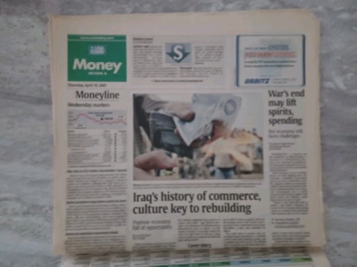 USA Today April 10, 2003 "Baghdad Falls" Issue, Complete - Picture 5 of 8