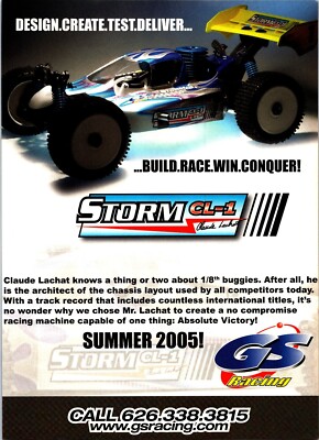 Storm CL-1 Claude Lachat GS Racing Print Ad Wall Art Decor 1/8 | eBay
