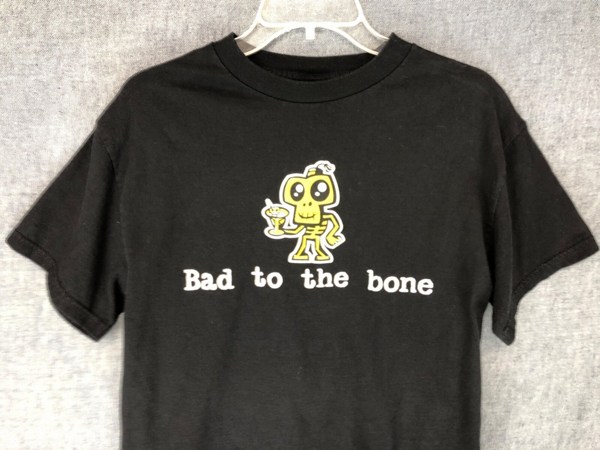 Vintage Tennessee River Tag T Shirt M Medium Black Bad To The Bone