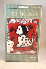 Caron Natura Latch Hook Kit "Spot" Dalmatian Dog 12"X 12" NEW Sealed