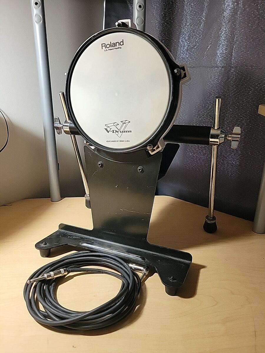 Roland KD-80 Wt Mesh Head V Drum Kick Pad W/ Mono Cable Kd Roland KD-80 Wt Mesh Head V Drum Kick Pad W/ Mono Cable Kd