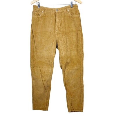 BDG Urban Outfitters Womens Mom High Rise Camel Brown Corduroy Pants Size  30