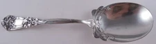 DURGIN IRIS ART NOUVEAU STERLING SMALLER  BERRY SPOON 7 3/4"