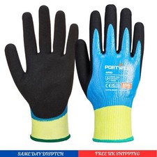 Portwest Aqua Liquid Pro Cut-Resistant Waterproof Level D Safety Workwear Gloves