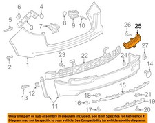 GM OEM 16-18 Envision Rear Bumper Bumper Components-Reflector 22855658