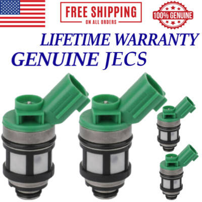 NEW OEM JECS 4pc FUEL INJECTORS FOR 1996-2004 Nissan Pickup, Frontier, Xterra I4