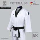 MOOTO EXTERA S6 Uniform (Black V NECK) WT Lightweight TKD Kyorugi Fighter Dobok