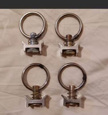 4x Cargo Zurrschbahn Ring Ankerpunkt Schwerlast Top Qualität