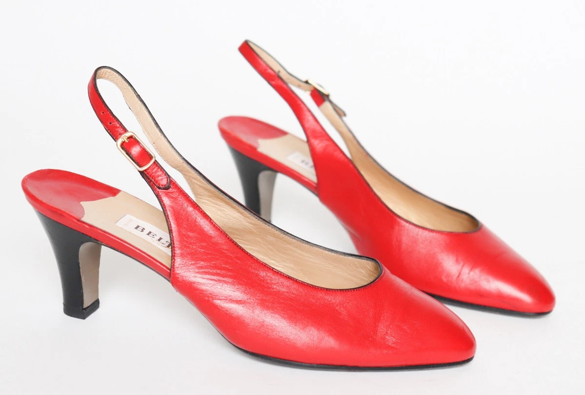 Red slingback deals shoes uk