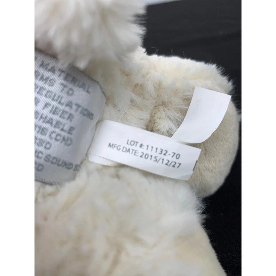 Demdaco Nat & Jules Lay Me Down To Sleep Lamb Plush Toy Pink blanket Silver Cros - Image 2 of 4