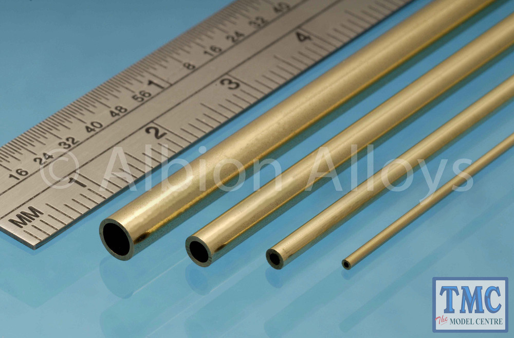 BT4M Albion Alloys Brass Tube 4 x 0.45 mm 3 Pack