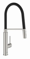 Grohe Einhand-SpüLtischbatterie Concetto M.Profibrause Supersteel 31491DC0