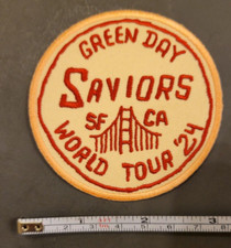 Green Day OFFICIAL Saviors World Tour '24 Patch SAN FRANCISCO Giants Oracle Park
