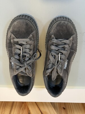 Puma x Fenty Rihanna Shoes Women's 6.5 Gray Creeper Platform