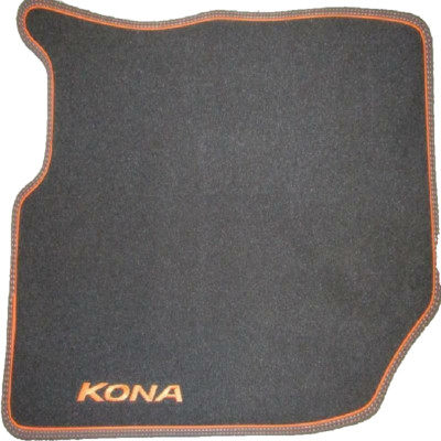 Fußmatten, Velours orangener Akzent KONA 