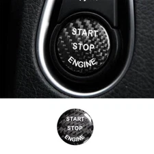 Real Carbon Fiber One-Button Start Switch Cover Trim For BMW X3 F25 X4 2011-2017