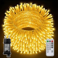 Lichterkette LED AußEn Innen Warmweiß Wasserdicht Weihnachten Party 30M 300Leds