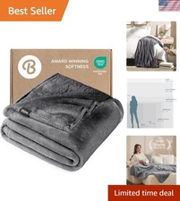 Ultra-Soft Microplush Blanket for Full/Queen Beds - Perfect for Home  Travel