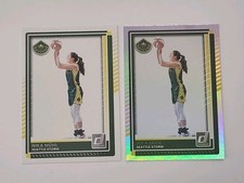 2025 Donruss WNBA 81 Nika Muhl Silver Holo + Base- Seattle Storm