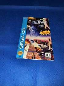Flashback The Quest for Identity- Sega CD Complete TESTED CIB