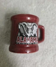 The Encore Group Alabama Crimson Tide "Roll Tide" Espresso Shot Glass EUC!