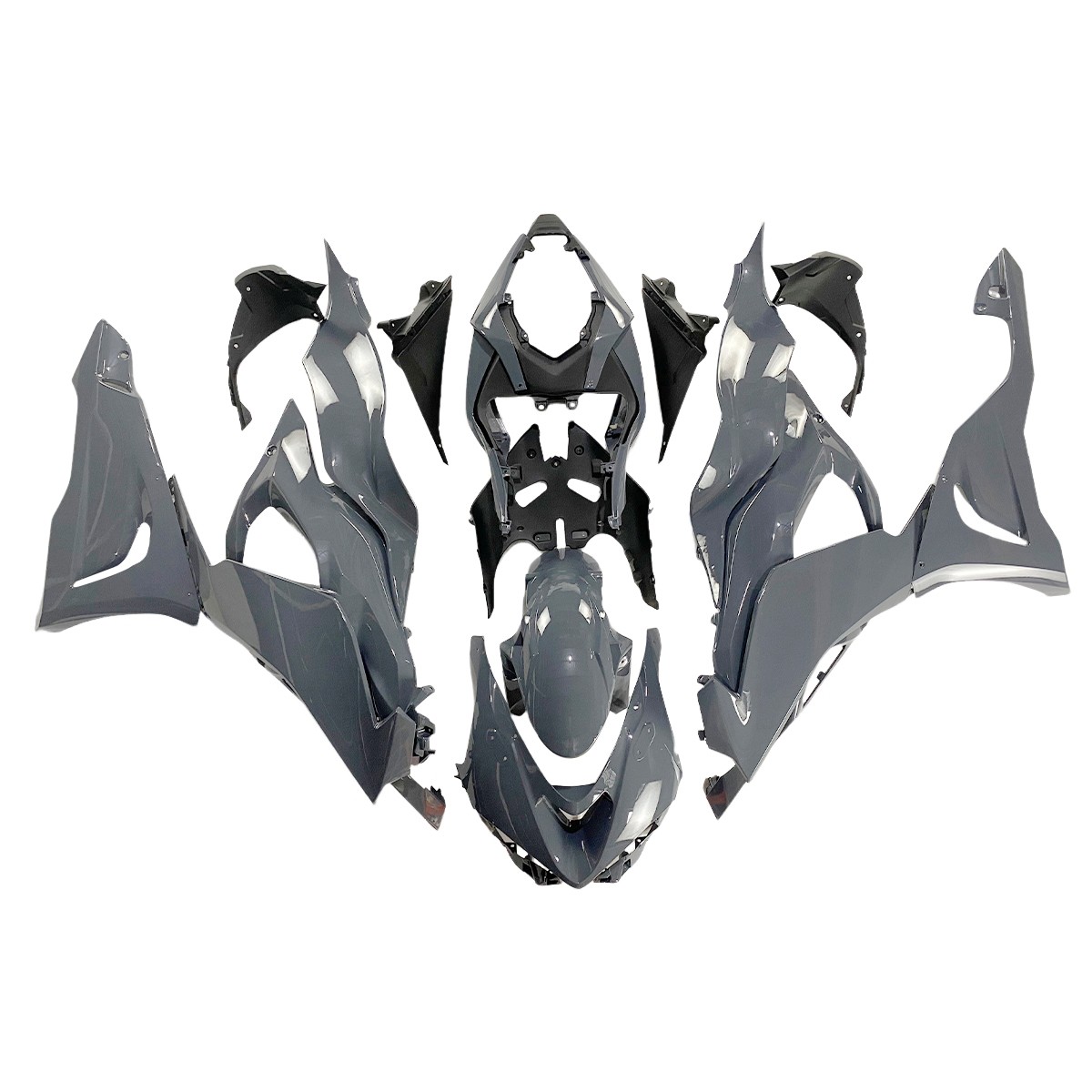 Cement grey Fairings For Kawasaki Ninja ZX6R 2024 2025 Full Bodywork ABS Bodykit