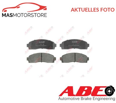 SATZ BREMSBELÄGE BREMSKLÖTZE VORNE ABE C1Y039ABE I FÜR CHEVROLET EQUINOX 3.4L