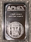 1 oz Silver Bar - APMEX One Troy Ounce Silver In Plastic Case .999 Fine SILVER
