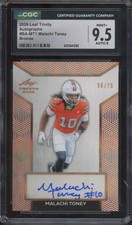 2026 Leaf Trinity Bronze Malachi Toney 56/75 RC Rookie Mint+ CGC 9.5 9 Auto