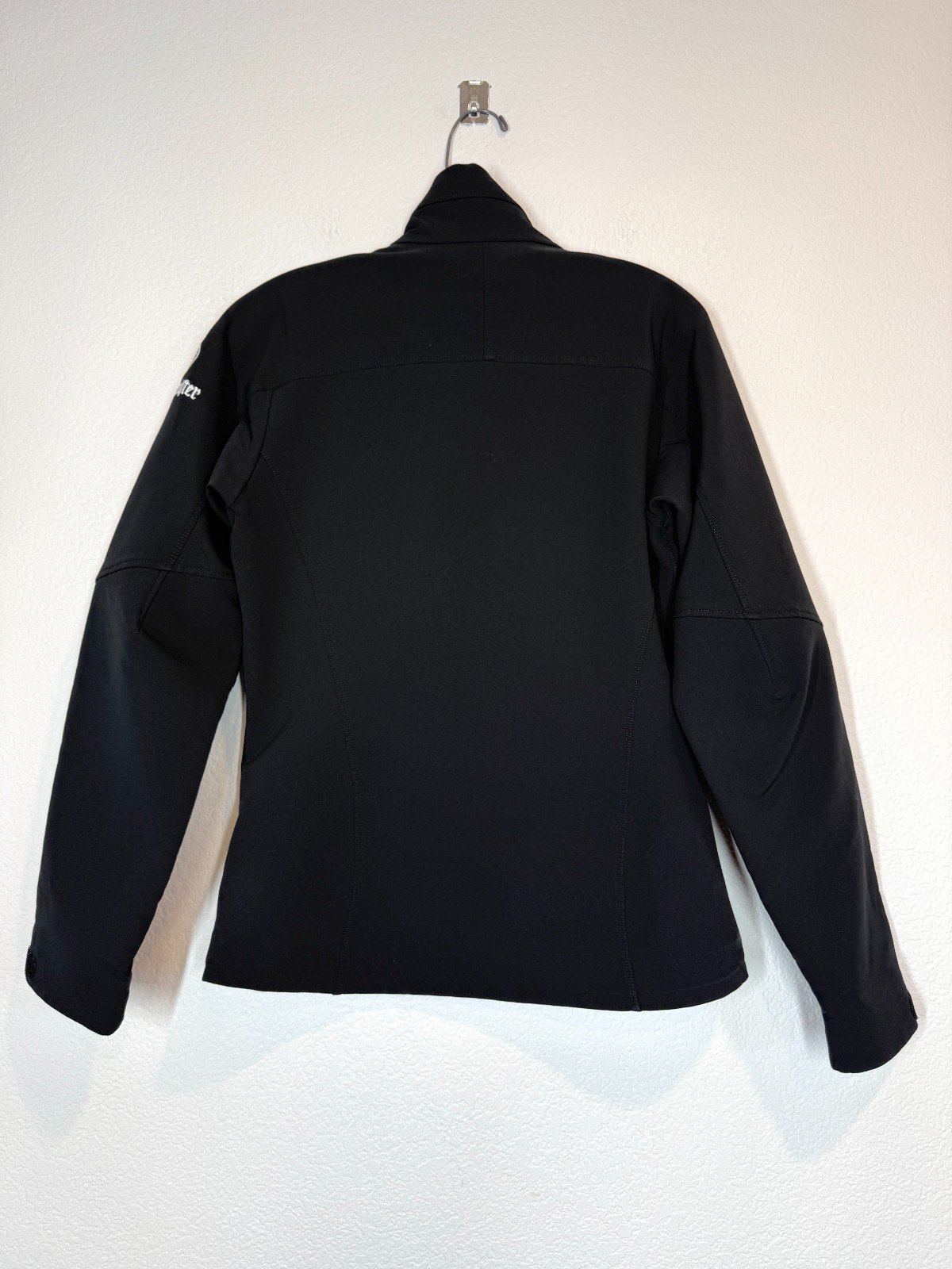 Patagonia Jacket XS Black Soft Shell Fleece Lined Jagermeister Logo Full Zip image 3