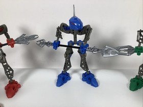 Lego Bionicle Rahkshi Lot of 5 Complete Sets +4 Kraatas -No Manual /No Canister-