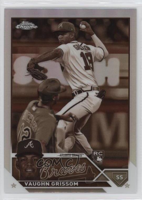 2023 Topps Chrome Sepia Refractor Vaughn Grissom #48 16a2