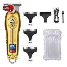 Kemei Professional Hair Clippers Beard Trimmer Kit Rechargeable Men s Shaver