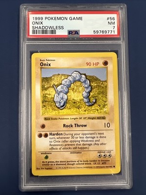 onix pokemon card price Onix 056/102 Base Set (Shadowless) Regular for sale online