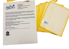 Lot of 7 DOC Anti Bacterial Yellow Reusable Cleaning Cloths 6”x7” FREE SHIP
