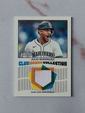 2026 Topps Heritage Julio Rodríguez Clubhouse Collection Relic Mariners #CCR-JR