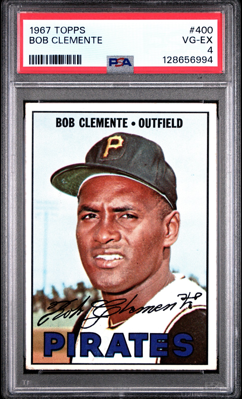 1967 TOPPS #400 BOB CLEMENTE PSA 4