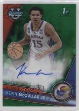 2023-24 Bowman U Chrome Prospect Green Refractor 71/99 Kevin McCullar Auto 0t3