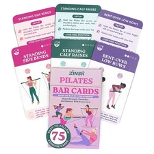 Zinsk 75 Pilates Bar Exercise Deck – Home Workouts for Upper, Lower Body, & 