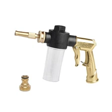 High Pressure Car Wash Foam Gun Sprayer, Heavy Duty Metal Garden Hose Nozzle ...