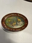 Vintage Quick Meal Ranges Advertising Tin Tip Tray Sign Baby Chick Chickens (t23