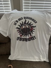 Supernatural Fan Birthday Gift Sam Dean Castiel It’s My Birthday Assbutt Shirt