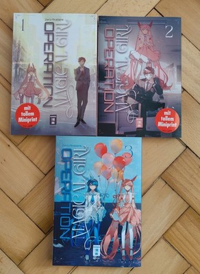 Operation Magical Girl 1 - 3 komplett inkl. 2 Miniprints / Manga / 1. Auflage