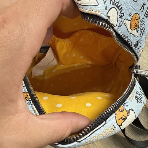 Sanrio Gudetama x Loungefly Edition All Over Print Mini Backpack - Light Blue - Picture 8 of 8