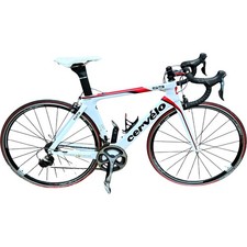 Cervelo S5 Road Bike Carbon Fiber Frame Shimano Dura-Ace 51cm White