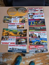 RARE Vintage 1987 F1 Williams Honda World Champion Sticker Set