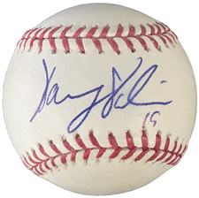 Danny Valencia Minnesota Twins Autographed OML Baseball