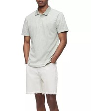 Calvin Klein Mens Short Sleeves Polo in Misty Sage Sz Large